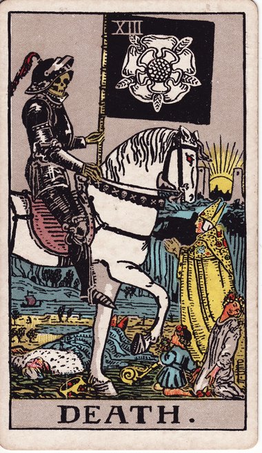 Death, from the 1909 Waite-Smith tarot